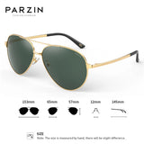 PARZIN Classic Aviation Polarized Sunglasses for Men