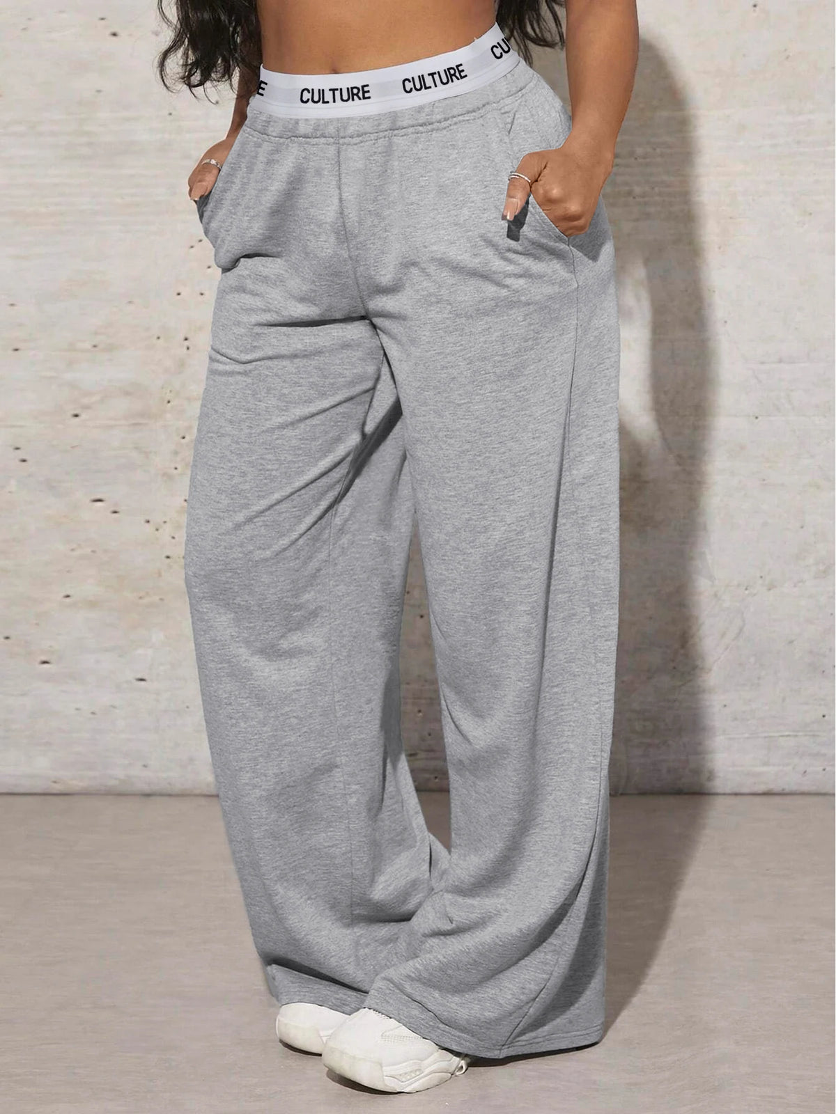 Women's High-Waisted Wide-Leg Casual Pants