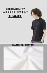 Letter Print Cotton Tee – Y2K Street Style