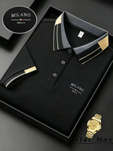 Men's Horse Embroidery Polo | Milan-Style Summer Shirt