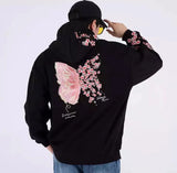 Men’s Butterfly Embroidered Cotton Hoodie