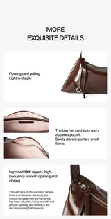 Amazing Song Donut Dumpling Bag Retro Suede Large Capacity Fashionable Bag