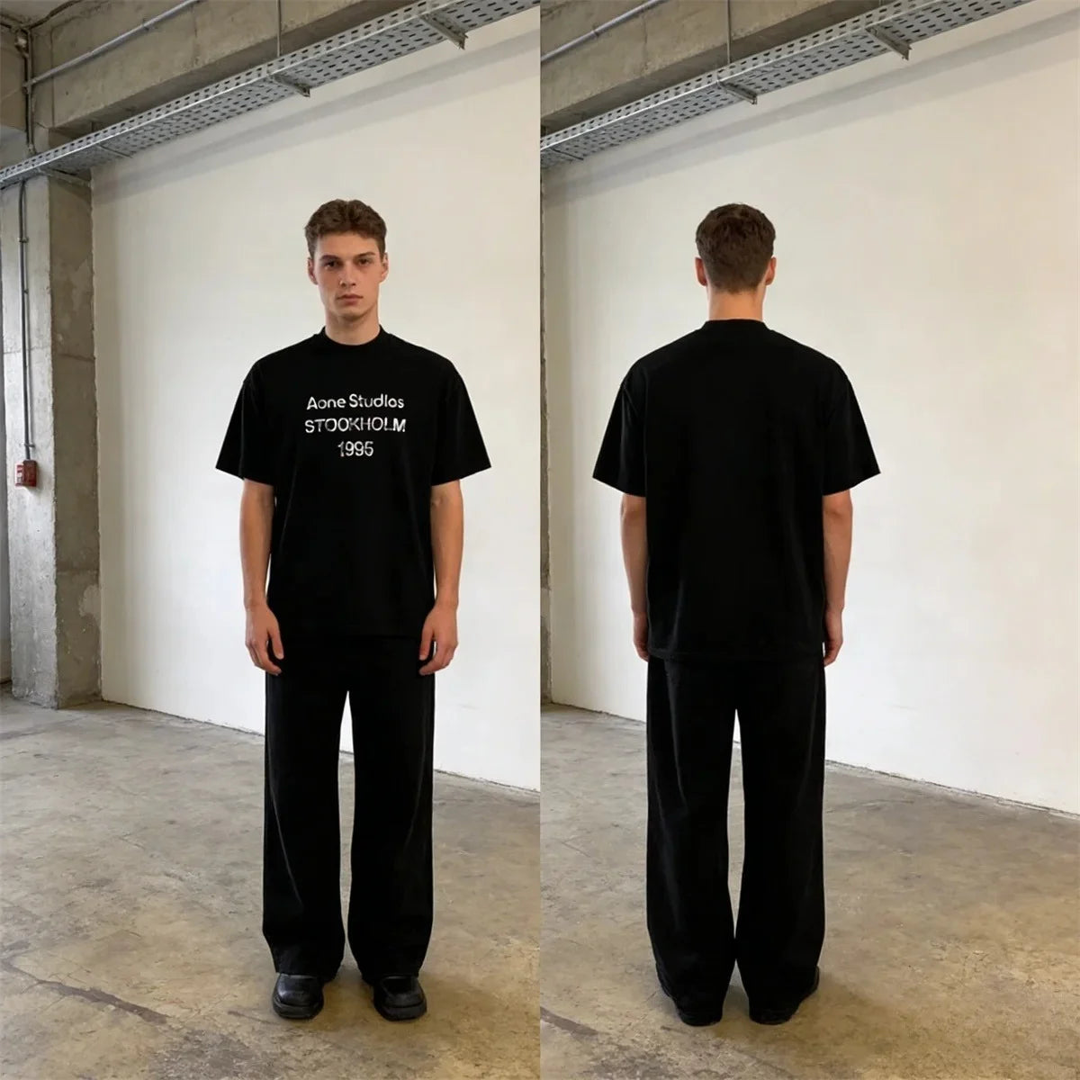Letter Print Cotton Tee – Y2K Street Style