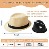 Short Brim Panama Sun Hats – Bulk Wedding & Event Pack