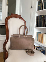 Motingsome 100% Natural Suede Bag Women Tote Luxury Designer Bags Roomy Casual Tote Crossbody Fashionable Handbag and Purses New
