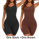 USA-Made Seamless Full Coverage Body Shaper – Firm Control Thigh Slimming Bodysuit