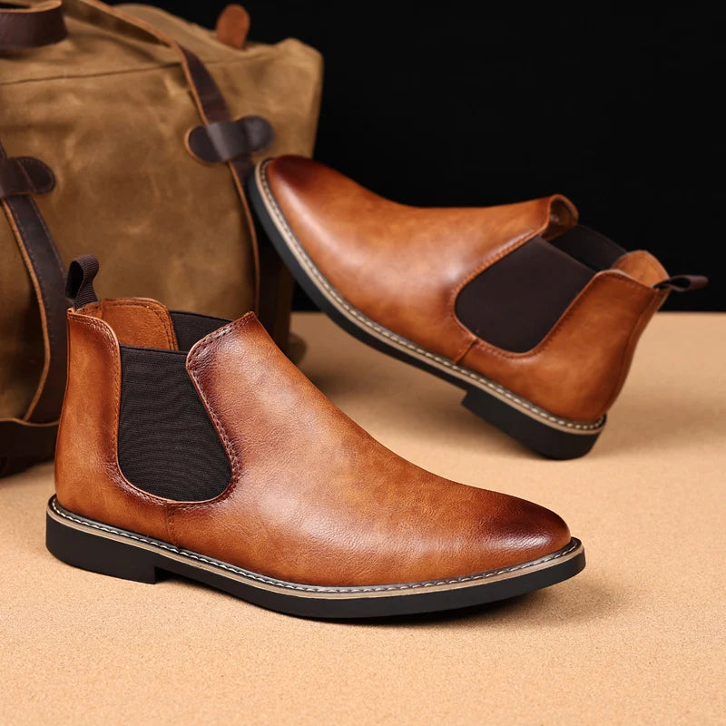 Men’s Retro Chelsea Ankle Boots