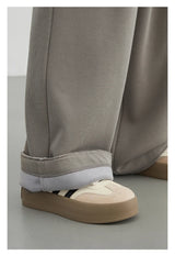 Women's High-Waisted Drawstring Wide-Leg Pants