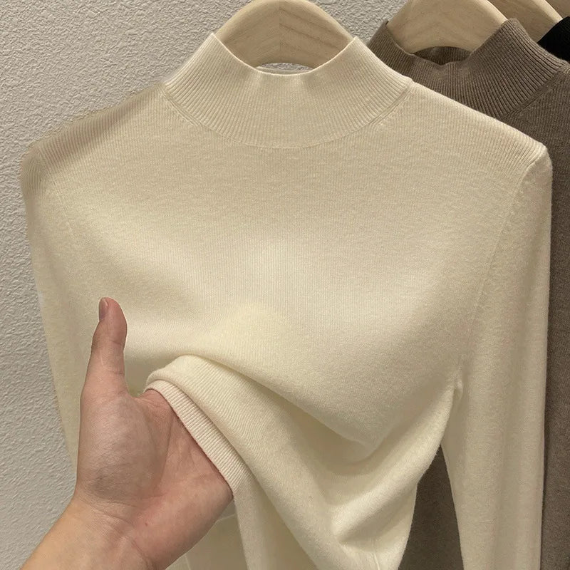 Women’s Slim Fit Knitted Turtleneck Sweater
