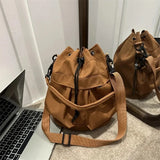 Fashionable Crossbody Bags for Women Shoulder Bag Large Capacity Oxford Women Bucket Bag Purse and Handbags