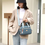 High Quality Fabric Women Shoulder Bag Pretty Style Gilrs Shopping Messenger Bag Fashion Casual Double Layers Women Handbag