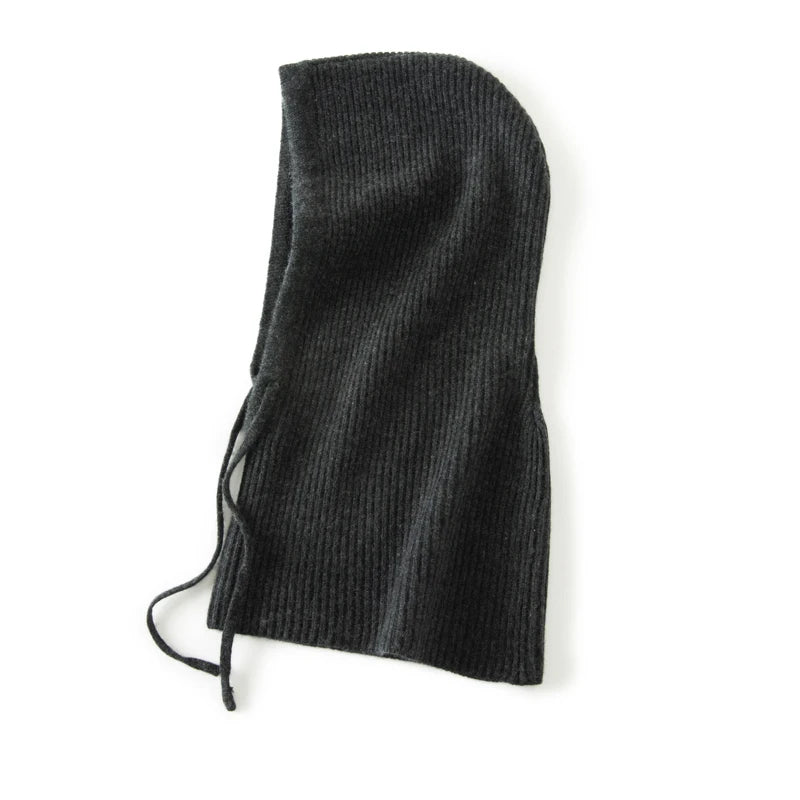 Women's Pure Cashmere Knit Beanie & Scarf Hat