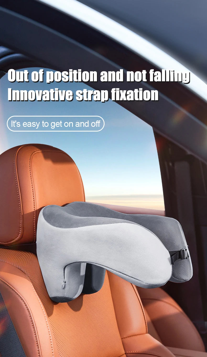 Memory Foam Travel Neck Pillow – Soft U-Shape Support