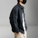Men's Japanese Vintage Heavyweight Denim Shirt