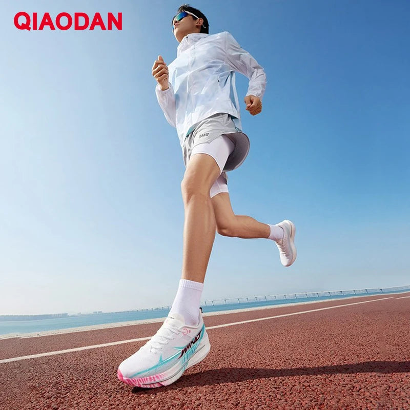 QIAODAN Man Trail Running Shoes 2026 WIND 4 Men's GYM Jogging Sport Shoes Mesh Breathable Athletic Running Sneakers QDB023262298