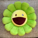 Rainbow Daisy Children's Plush Pillow, Japanese, Sunflower, Floor Game Mat Seat Pillow Sofa House Car Decoration Plush Pillow