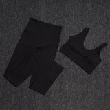 TRY TO BN Gym Sets Woman 2 Piece Sports Bra High Waisted Leggings Fitness Sportswear Women's Tracksuit Yoga Wear Workout Clothes