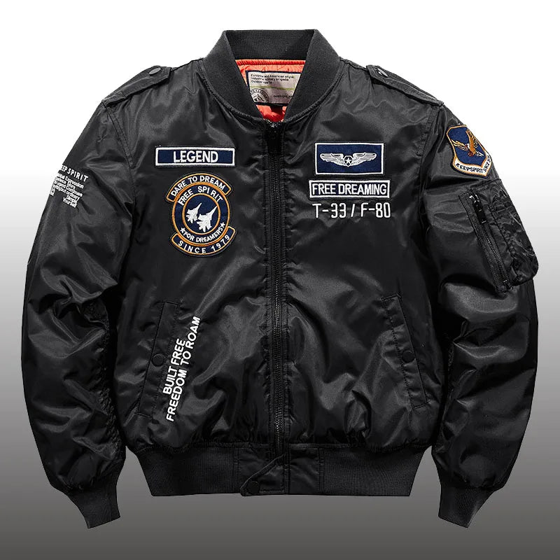 Men’s Ma-1 Aviator Bomber Jacket