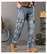 Men's Wide-Leg Straight Jeans | Relaxed Workwear Fit