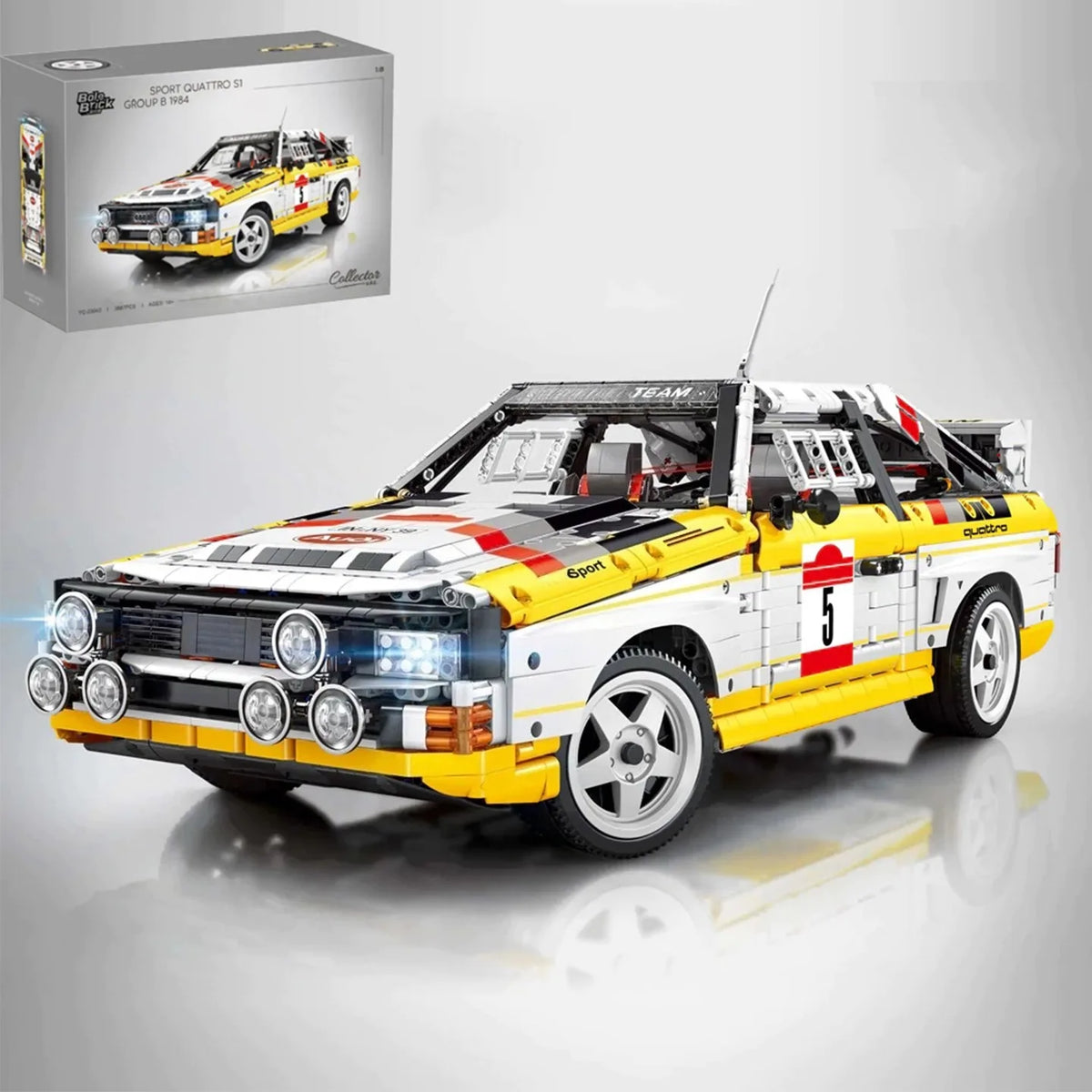 Retro Rally Car Building Set | 3,887 Pieces