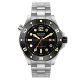 FeelNever Profession Casual Sports Mechanical Man Watch Stainless Steel Sapphire Crystal 50Bar Auto Date Wristwatch Reloj Hombre