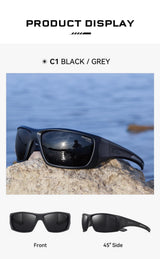 KDEAM Men's Polarized Cycling Sunglasses – TR90 Frame
