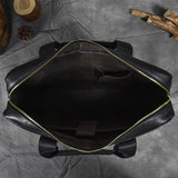 Luufan Genuine Leather Men's Business Handbag 15" Laptop Briefcase Bag Male A4 Document Shoulder Message Computer Bag Work Tote