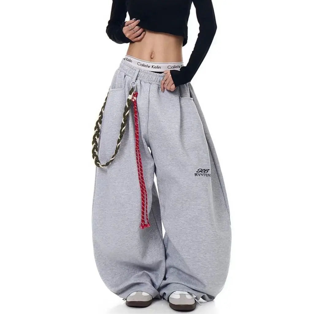 Men's Wide-Leg Baggy Pants