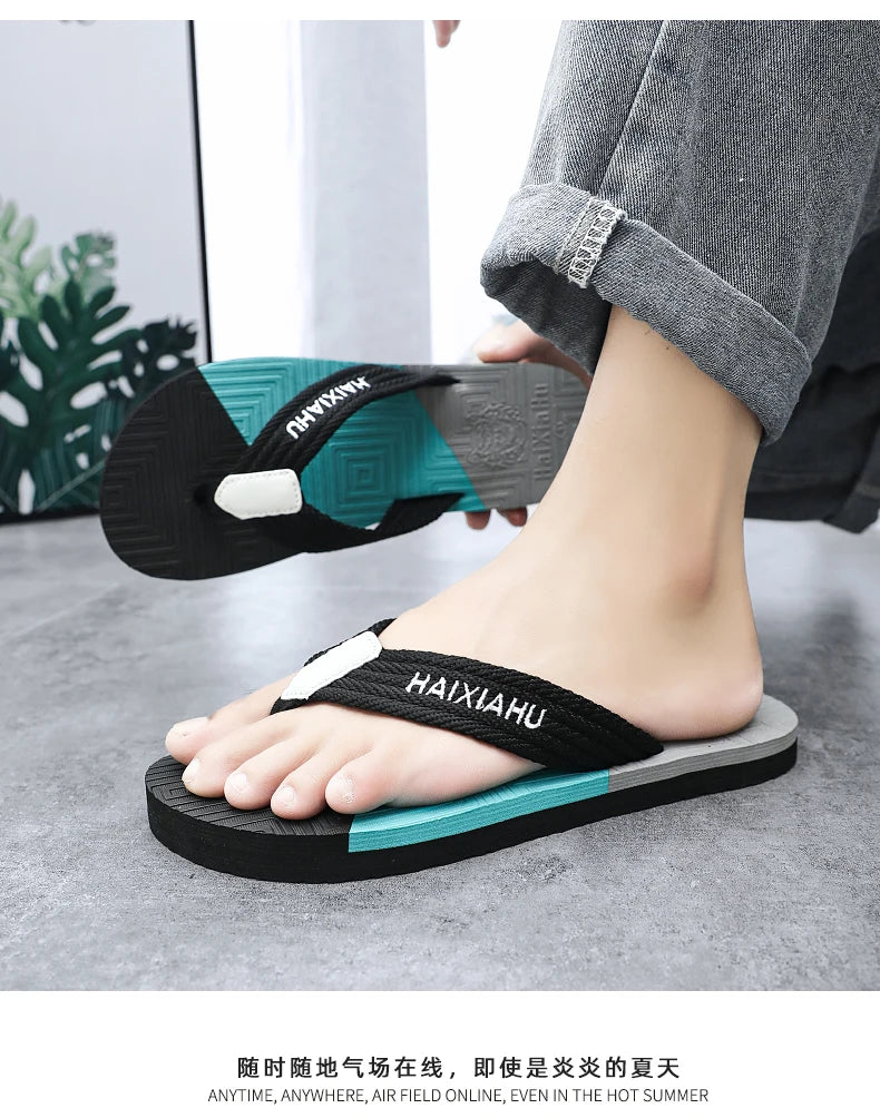 Men's EVA Flip Flops — Lightweight Non-Slip Beach & Indoor Slides