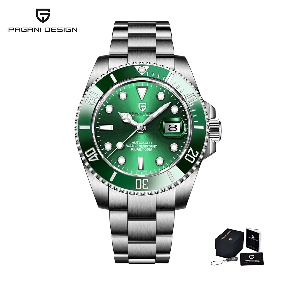 PAGANI Design 2026 New 40mm Men Automatic Mechanical Watches Men Luxury Miyota 8215 Stainless Steel Waterproof Watch Relogio