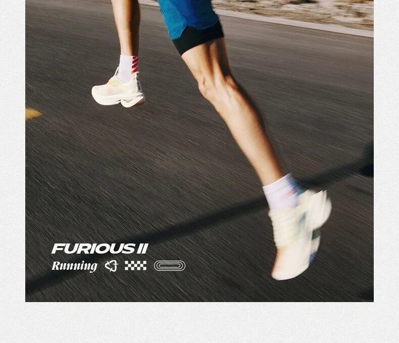361 Degrees Furious 2.0 Men Women Running Sports Shoes Carbon Plate Racing Marathon Rebound Cushioning Male Sneakers 672432201