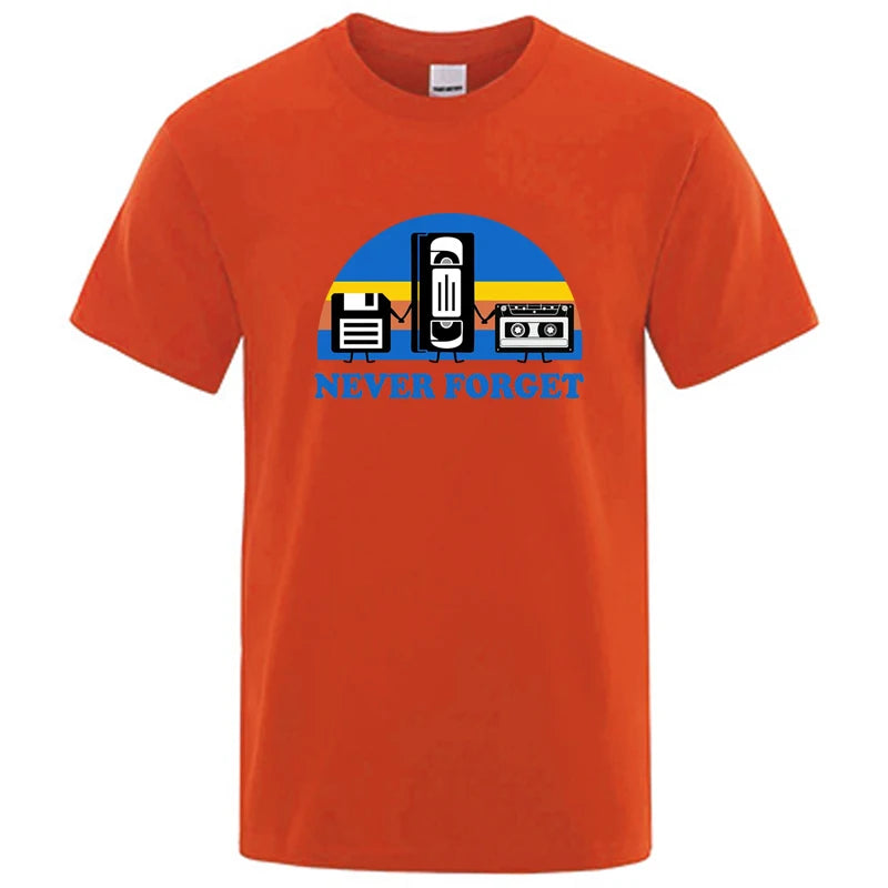 Never Forget Retro Graphic T-Shirt