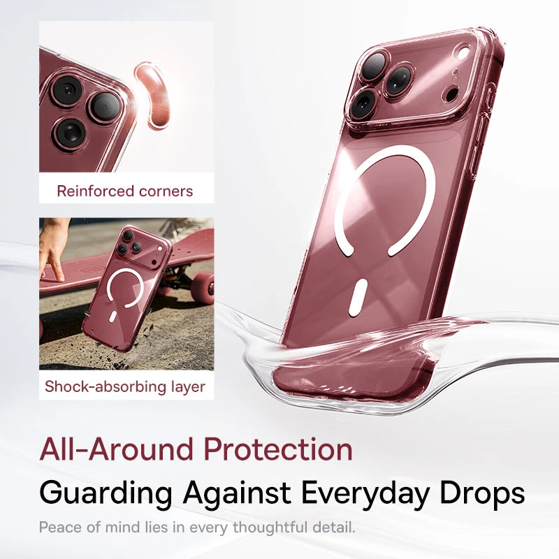 Baseus Clear Magnetic Case for iPhone 17 & 18 Pro Max