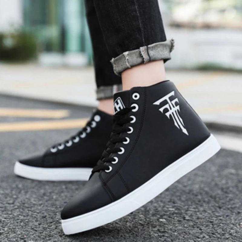 Men's High-Top Vulcanized Sneakers