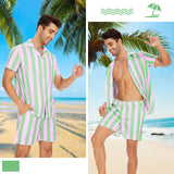3D Geometric Color-Block Men’s Shirt
