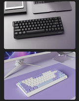 AJAZZ NK68V2 Single-Mode Wired Mechanical Keyboard Portable Gaming Keyboard RGB Hot-Swappable PC Lightweight Mechanical Keyboard