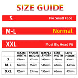 MAXJULI Polarized Extra Big Sunglasses for Men Women with Big Heads UV 400 Protection Sun glasses 8125