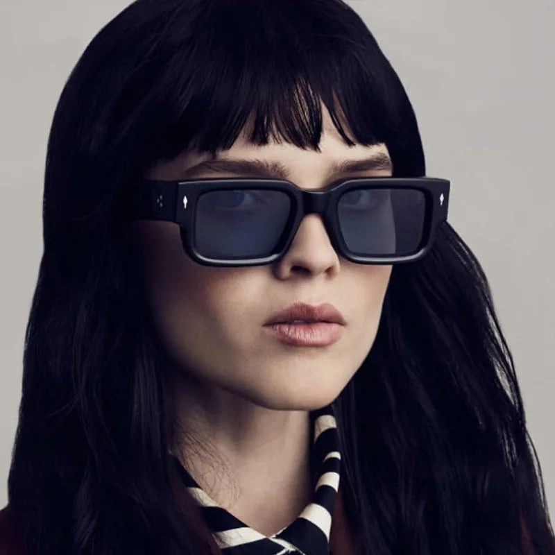 Retro Square Sunglasses – UV400 Luxury Shades