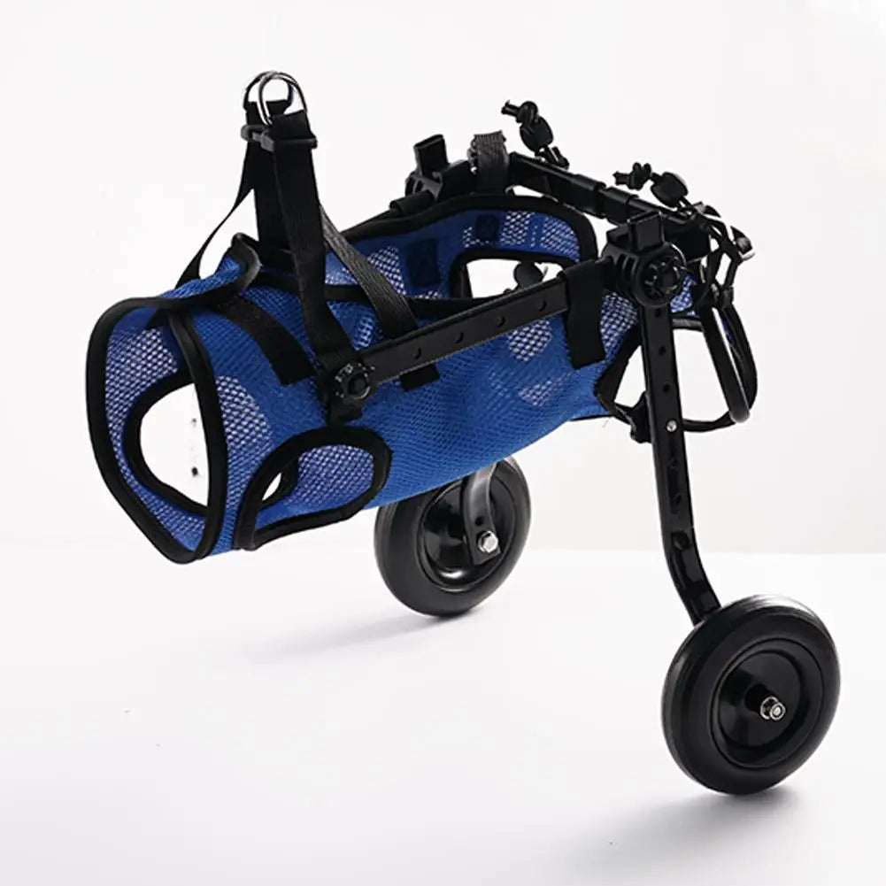 Adjustable Pet Mobility Wheelchair Cart for Small Dogs & Cats