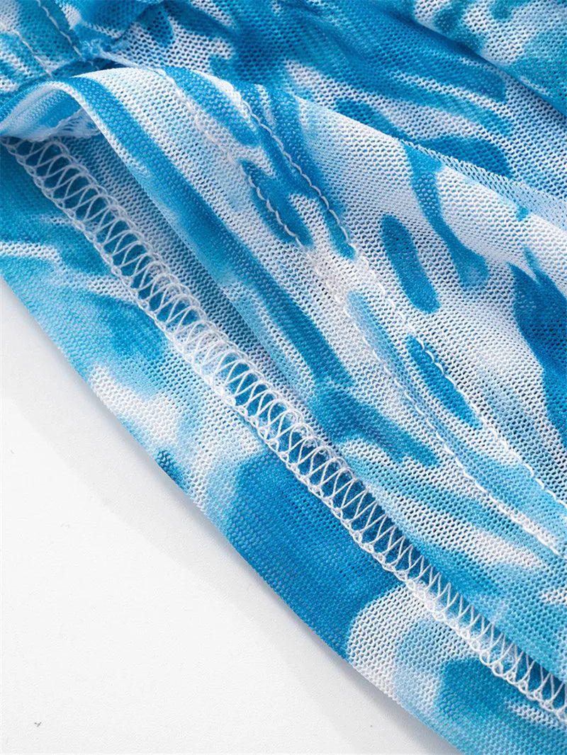 Azure Tide Starfish Mesh Cover-Up