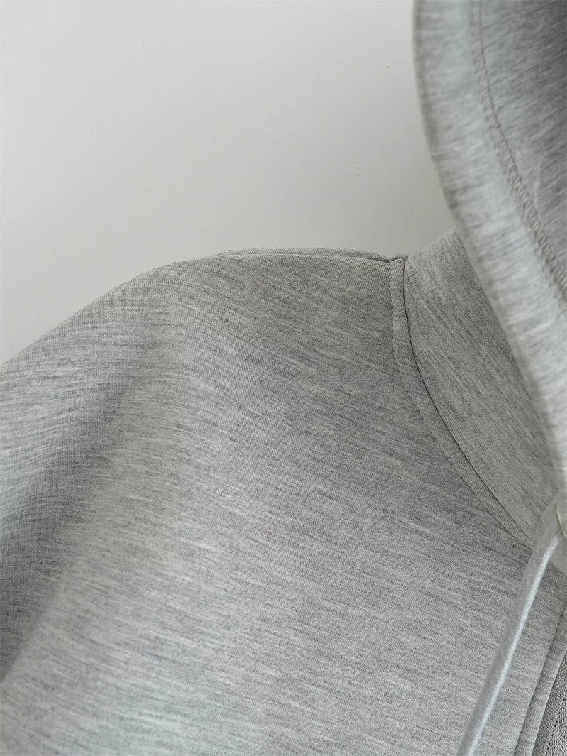 High Street Oversized Zip Hoodie