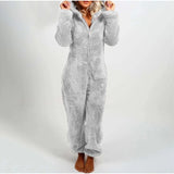 Women’s Elegant Hooded One-Piece Jumpsuit