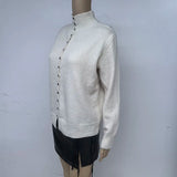 Women's Stand Collar Knit Cardigan