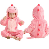 Plush Hooded Baby Winter Romper