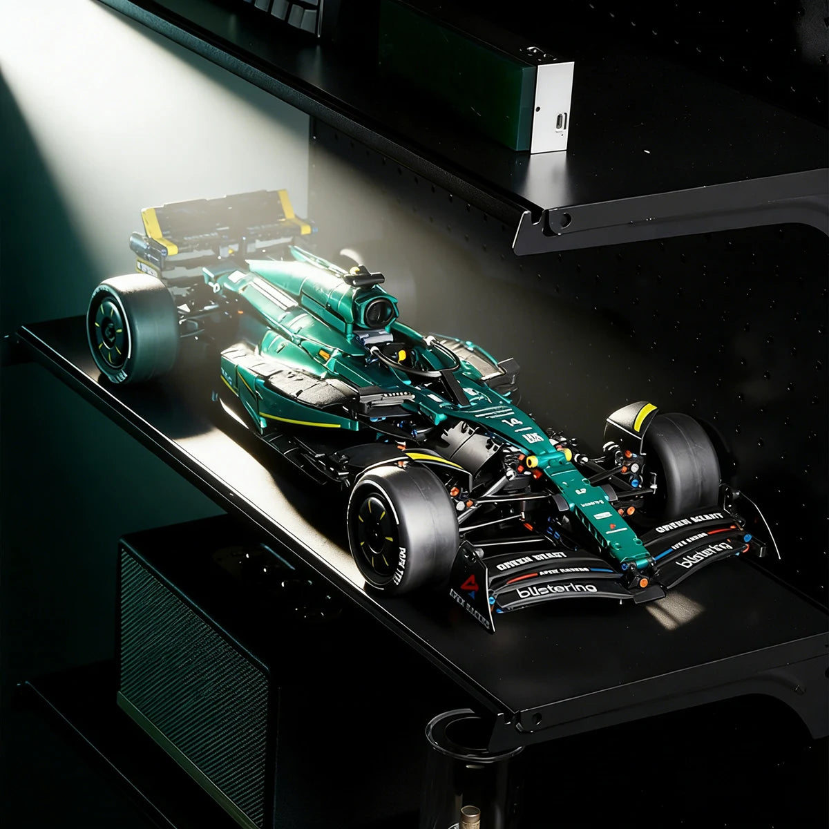 Designer Technical Car Blocks Green Speed Vechiel Sport Racing Hypercar Creative Model Building Bricks Toys DIY Gifts
