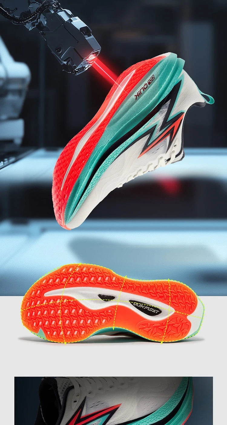 361 Degrees Flame 4.0 MIX Men‘s Running Shoes Racing Marathon Carbon Plate Stable Wear-resistant Jogging Male Sneaker 672512204