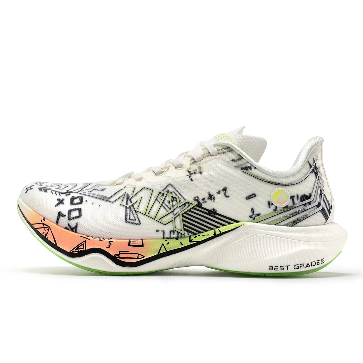 ONEMIX Nylon Carbon Plate Racing Running Training Shoes Men Full-length Shock Absorption Sports Carbon Plate Walking Sneakers