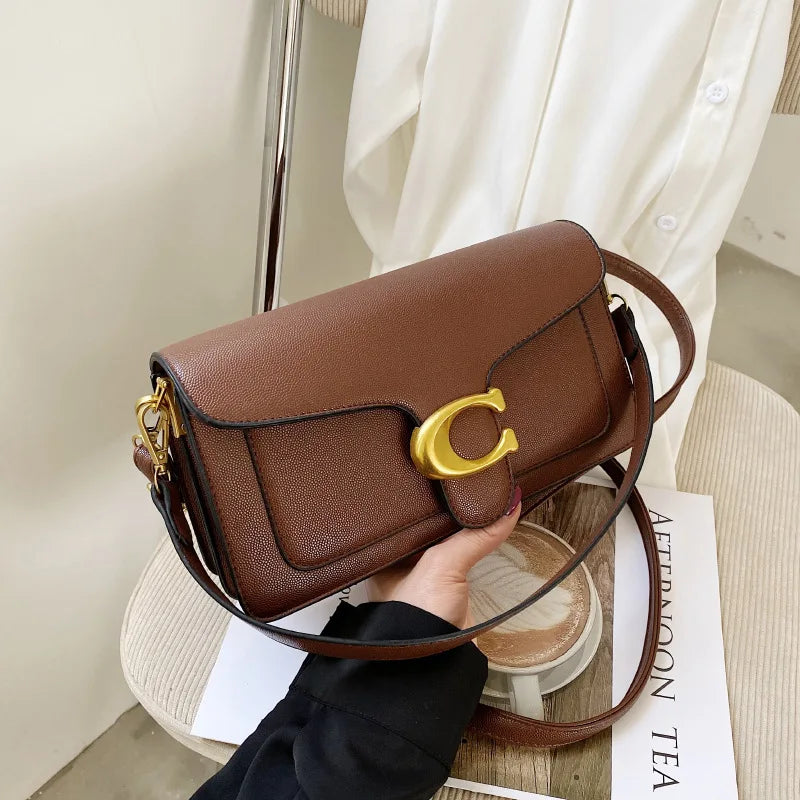 2-in-1 Underarm & Crossbody Square Bag Set