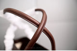 36cm Top-Grain Cowhide Tote — Effortless Everyday Elegance