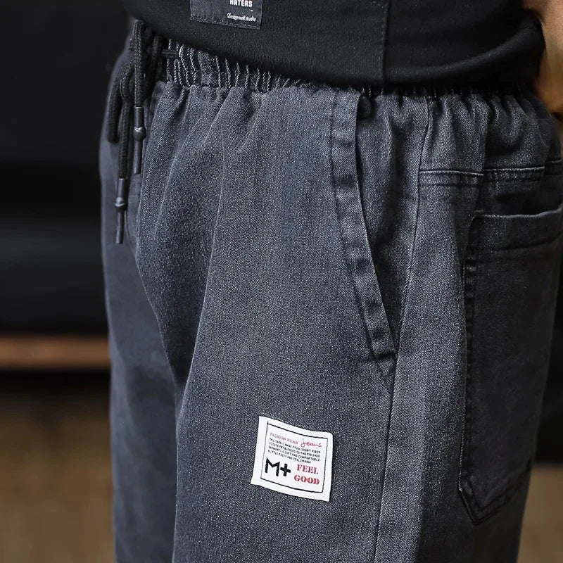 Men’s Relaxed Fit Cargo Harem Jeans